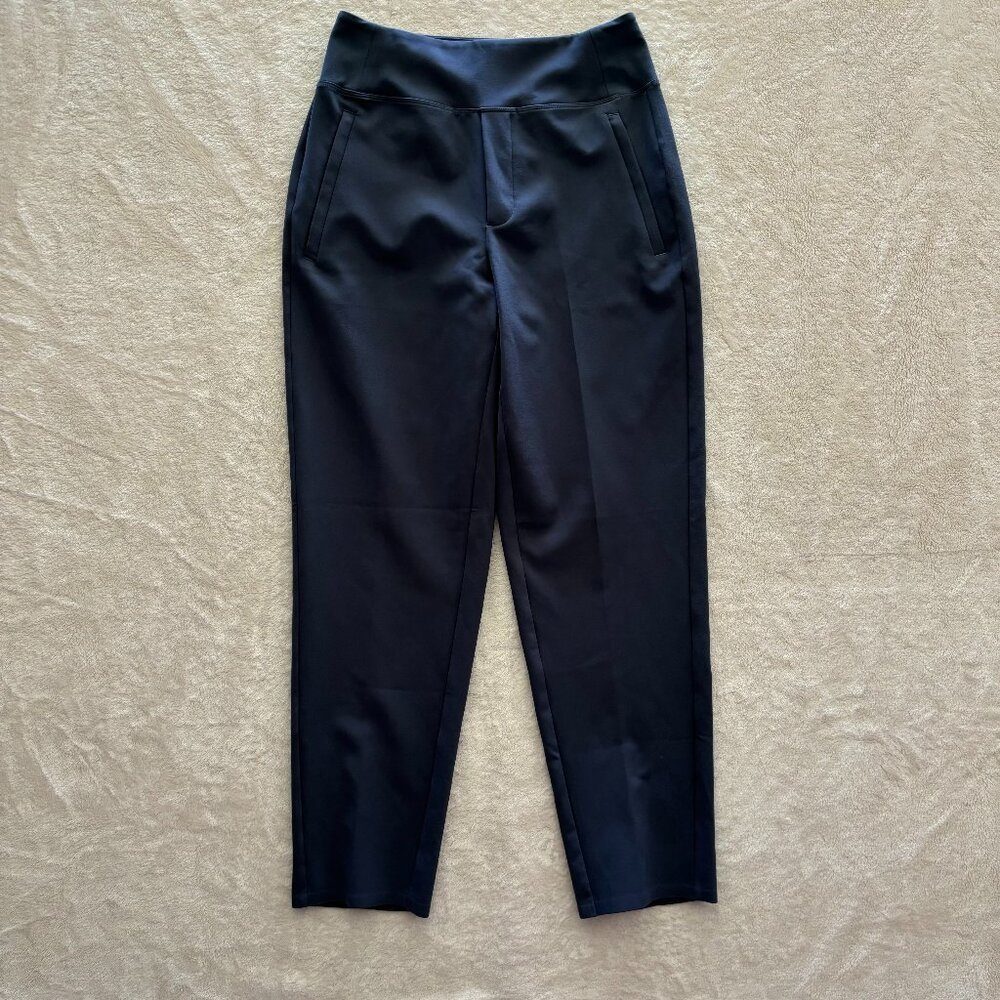 Athleta Womens Endless High Rise Pant Size 0 Granite Blue Work Stretch 533636-06